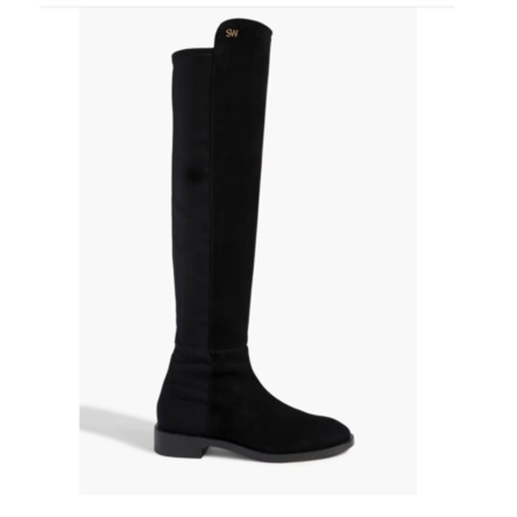 Stuart Weitzman Keelan microstretch and suede over-the-knee boots - Picture 3 of 4